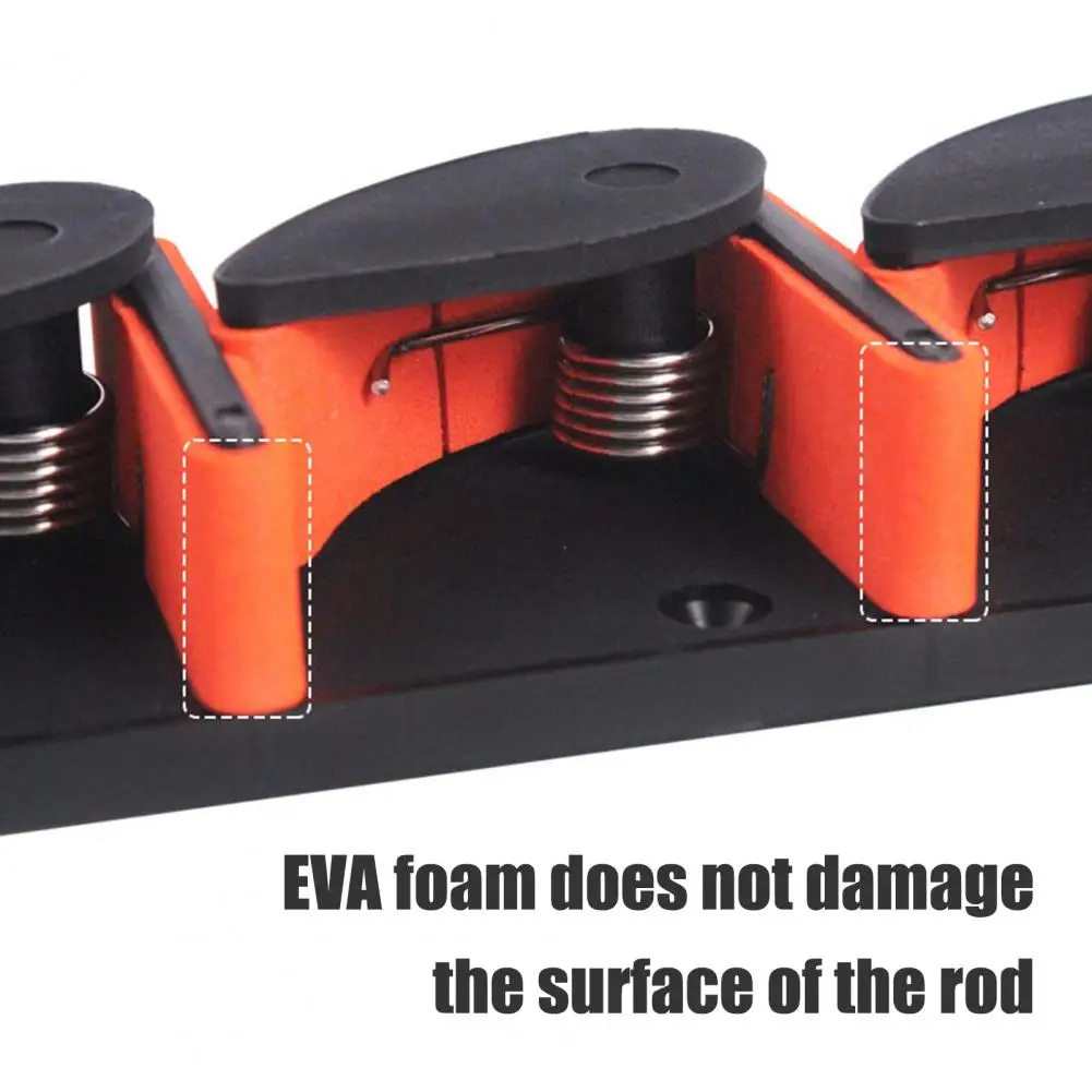 

С 4 винтами 1 комплект практичный настенный кронштейн для хранения удочки удобная установка для дома