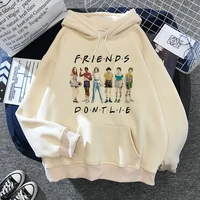 friends dont lie large graphic hoodie menwomen funny hooded femininemale clothes haikyuu killua top anime oversized streetwear