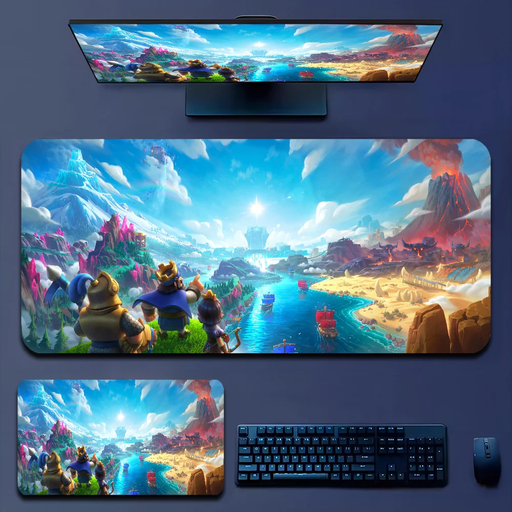 Большой Утолщенный Коврик Для Мыши C-ClashS Of C-ClanEs INS Tide Игровая Клавиатура И