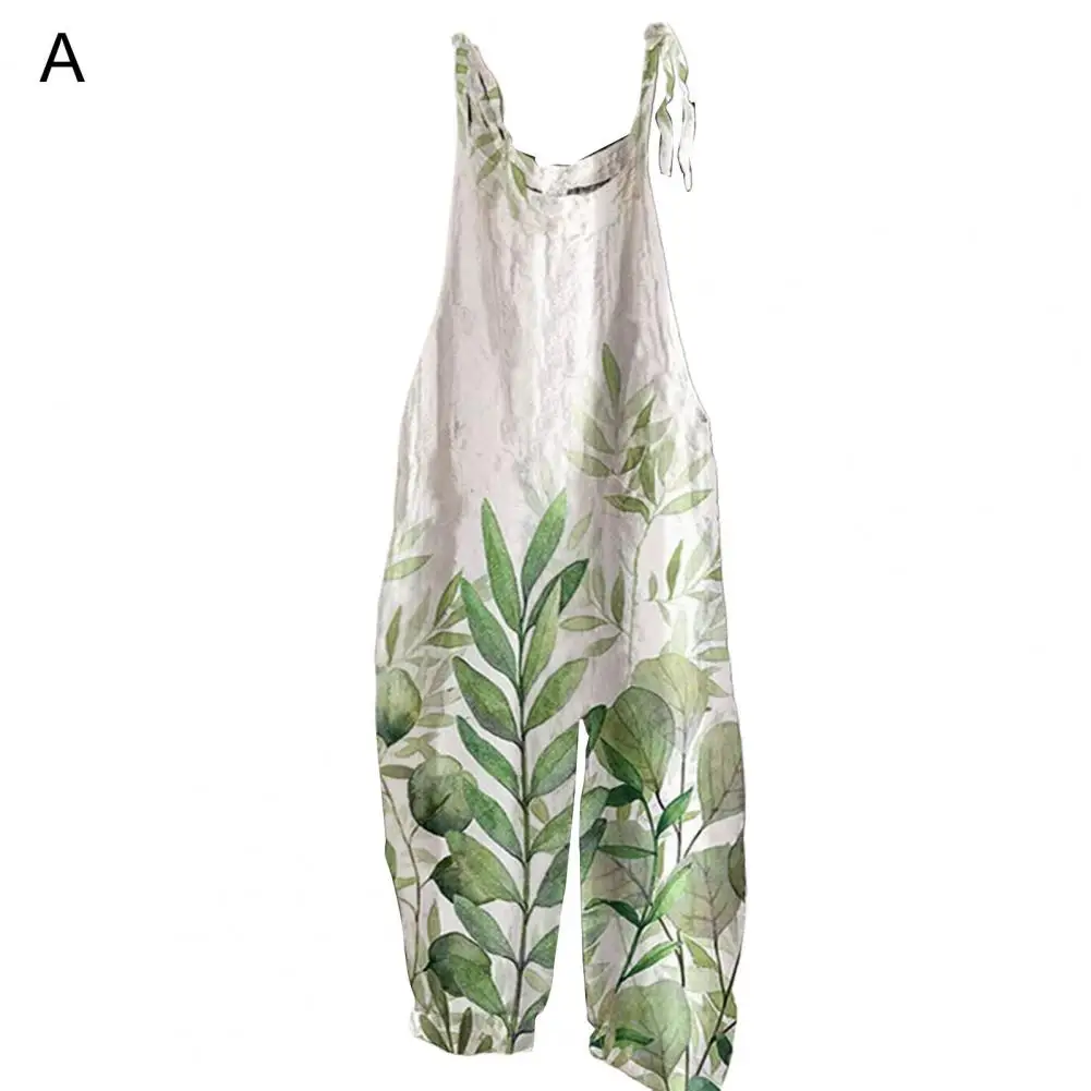 

Stylish Summer Jumpsuit Loose Baggy Romper Long Wide Leg Women Romper