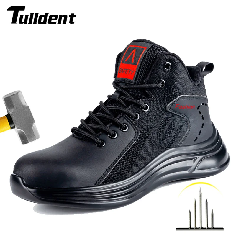 

Men Work Safety Shoes Anti-puncture Working Sneakers Male Indestructible Work Shoes Men Boots Lightweight Men Shoes Safety Boots