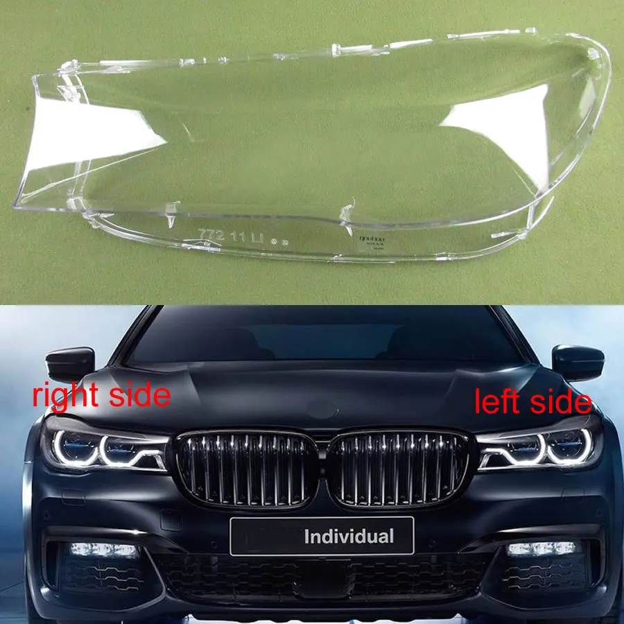 

For BMW 7 Series G11 G12 730 740 760 2016 2017 2018 Headlight Cover Headlamp Shell Transparent Lampshade Case Lens Plexiglass