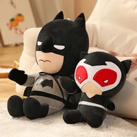 25 100cmgenuine disney kawaii marvel batmancatwoman plush toy stuffed simulation plush movie doll christmas gift for kids child
