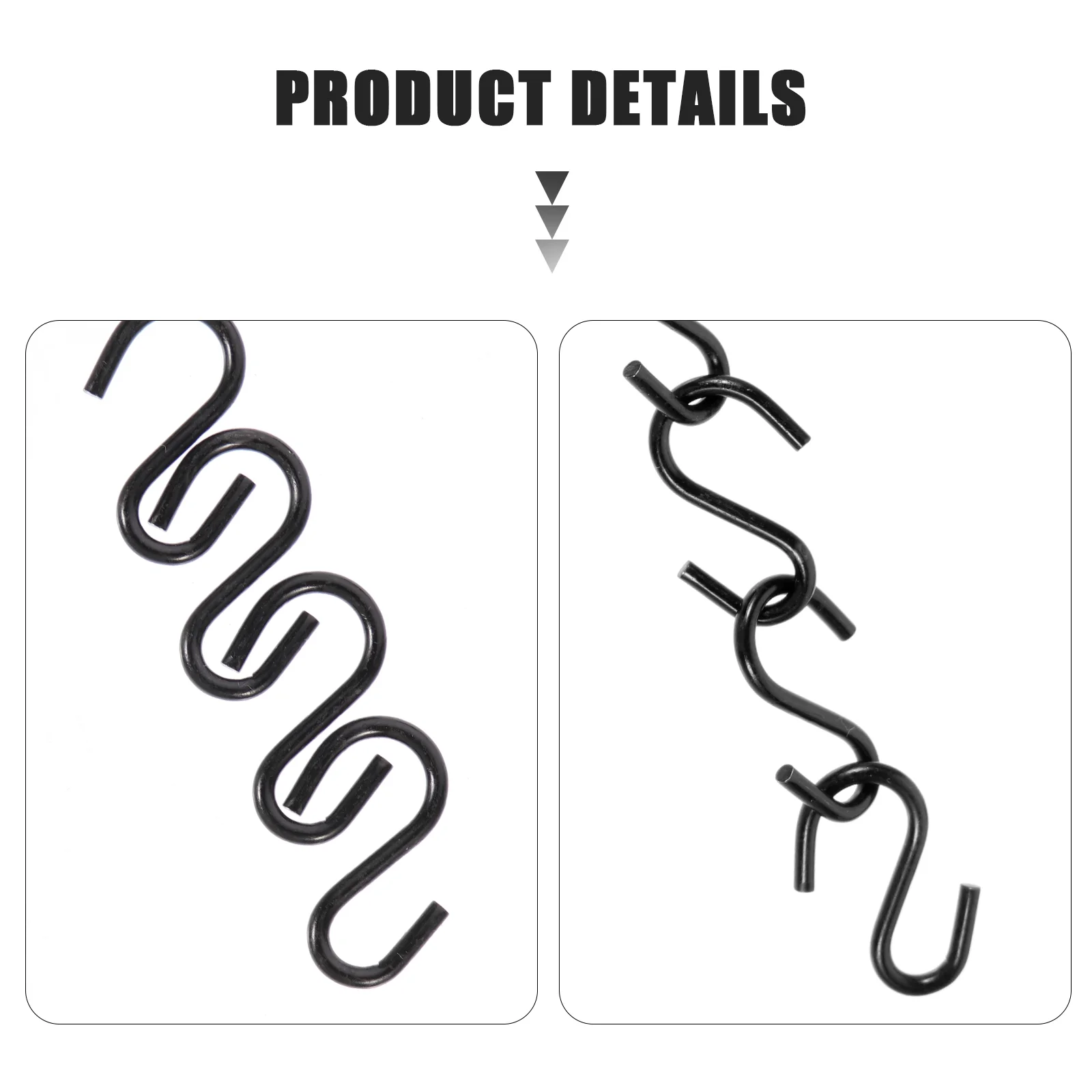 100 шт. крючок железный подвесной домашний S-образный шляпа обычные металлические