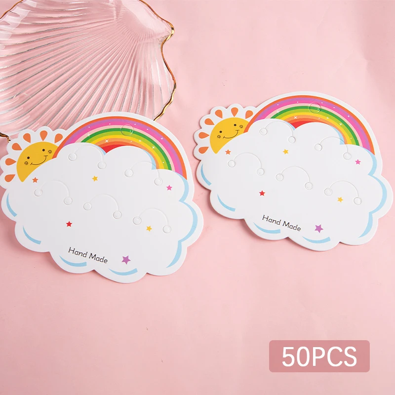 

50 шт. милые заколки для волос с повязкой на голову, ювелирные украшения, витрина, карта, заколка для волос, ценник, шпилька, упаковочный картонный держатель