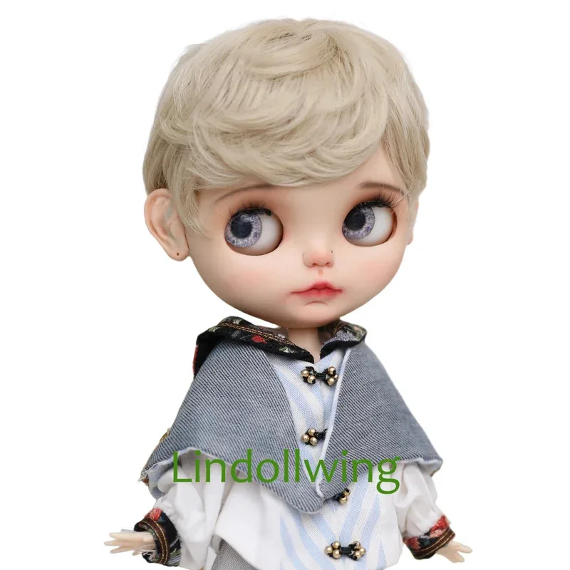 Фото Короткий кудрявый парик Blyth Qbaby Amydoll, 9-10 дюймов, коллекция Short Curly №5