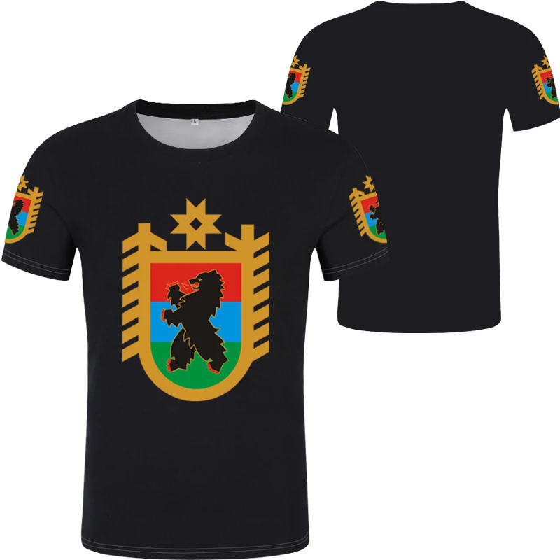 

KARELIA Men's Tracksuit Casual Brand Fitness Short Sleeved Karjalan Tazavalla Flag Russian Rossiya Segezha Kem Harajuku T-shirt
