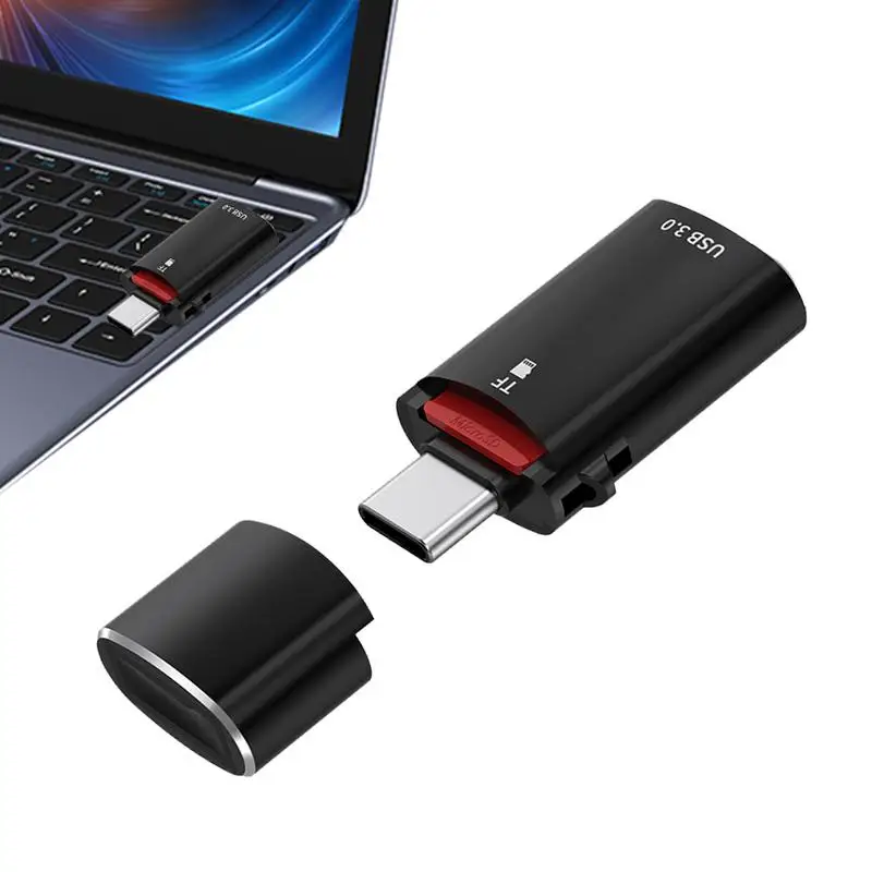 szybki czytnik kart Szybki adapter czytnika TF typu C na USB 3.0 Przenośny