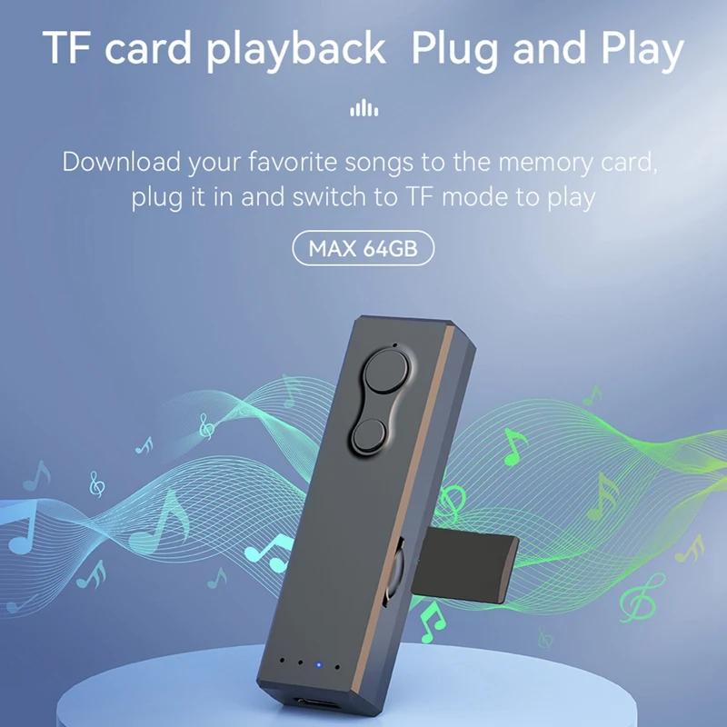 Карманное FM радио 64-108 МГц Портативный Спортивный Bluetooth 5 3 радиоприемник с