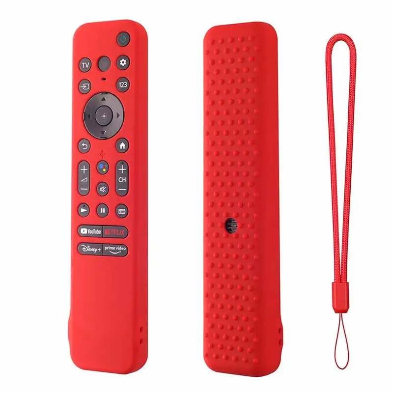 

Remote Control Case Compatible For Sonys Smart TV 2022 QD-RMFTX800 900 Silicone Protective Cover Shockproof Anti-Slip