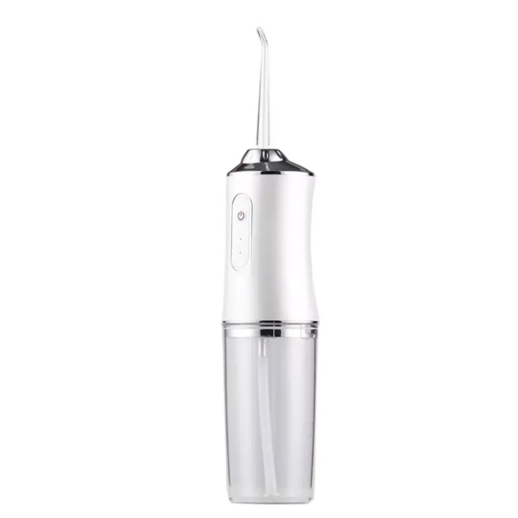 

Dental Irrigator Teeth Cleaning Teeth Cleaner 6 Nozzles Water Flosser Large Water Tank Flossing Wireless USB