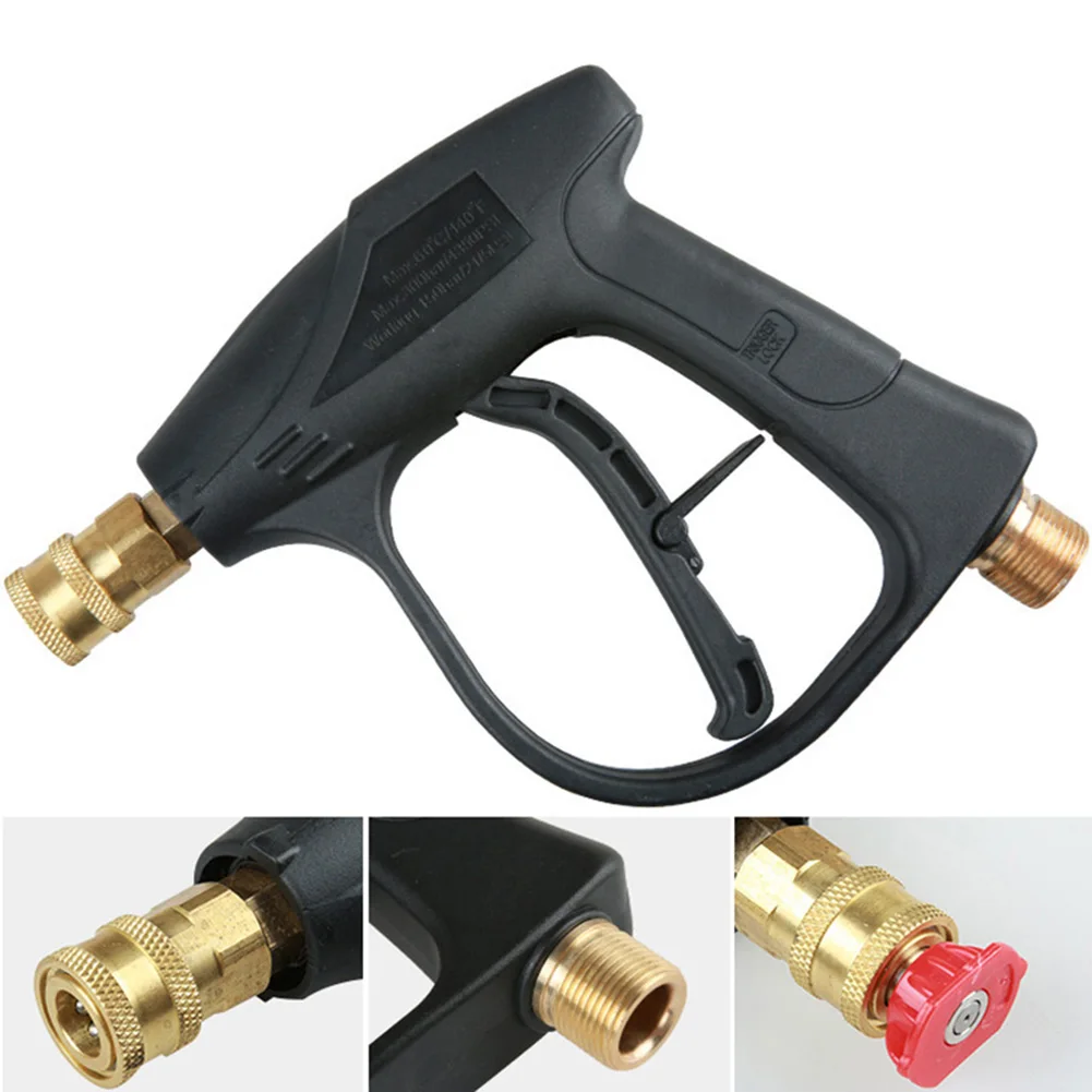 

M22 Socket 1/4" Quick Connect Release Snow Foam Gun Car High Pressure Water Gun Car Washer Soap Spray Nozzles Auto Clean Tool