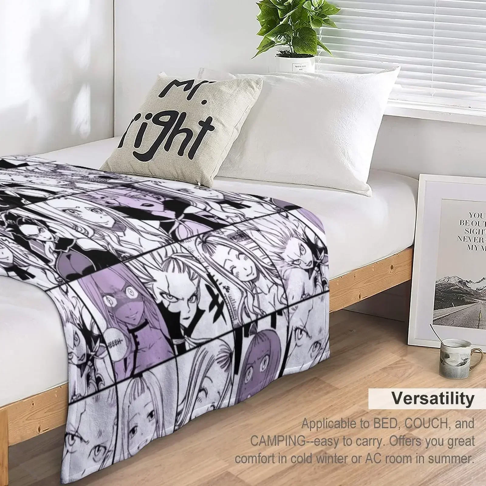 Mirajane - цветная версия коллажа. Одеяло. Одиночные дизайнерские одеяла.