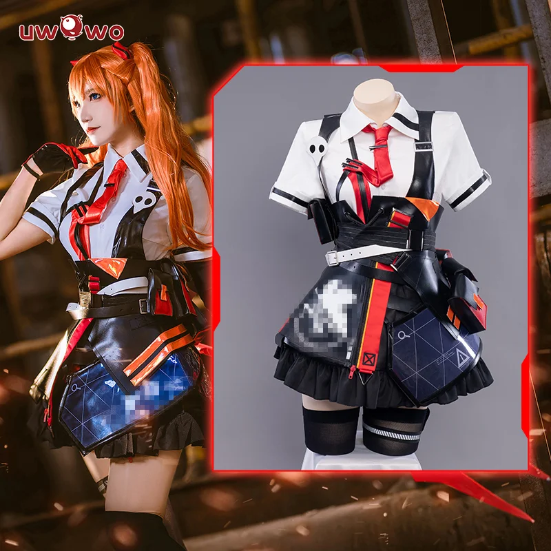 UWOWO Asuka Cosplay Honkai Impact 3 Asukaa Langley Soryuu Cosplay Game Costume Shirt Skirt Outfits Halloween Carnival