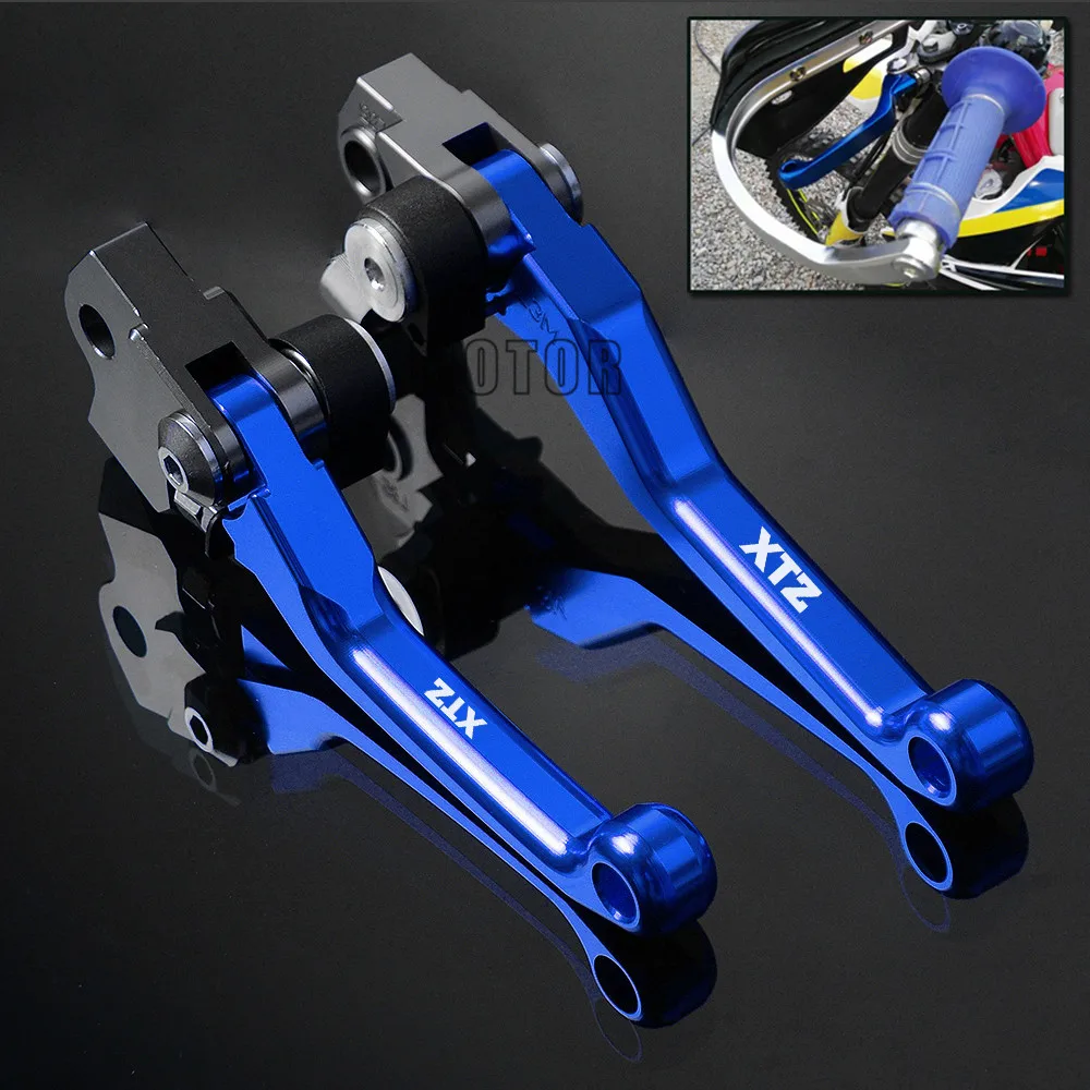 

CNC Clutch Brake Pivot Levers Motorbike Dirt Pit Bike Foldable Handle Perch Motocross Lever For YAMAHA XTZ250 2006-2017 XTZ 250