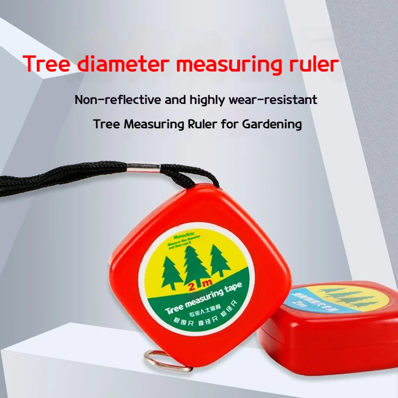Удобная Садовая Измерительная Линейка Для Диаметра/окружности Деревьев -