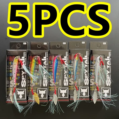 LURETV Japan SAME STYLE MAKIPPA блестящая пластина для рыбалки 5 шт.