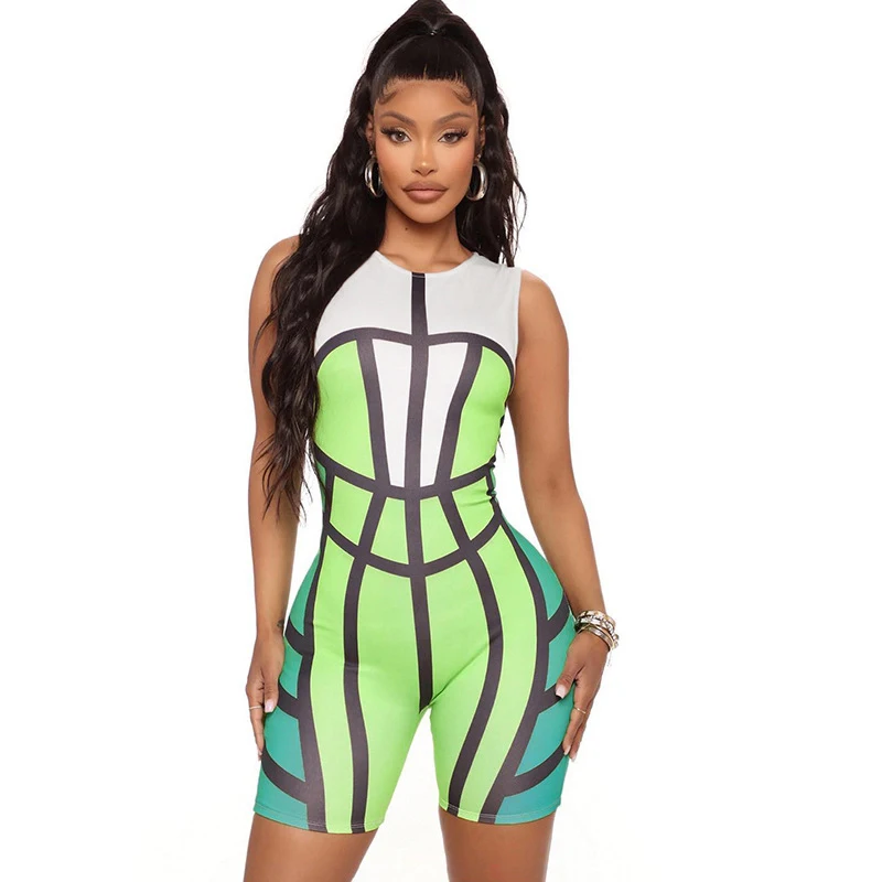 

Элегантное женское платье, модель 2023 года, модная одежда в Корейском стиле, летние оттенки, необычный принт, облегающее платье без рукавов