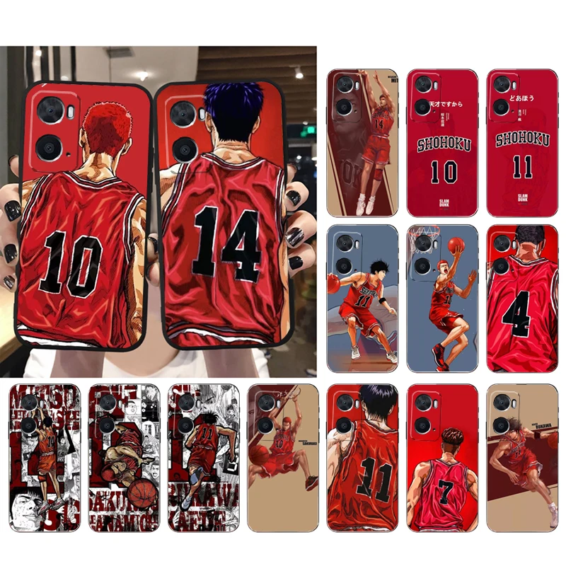 

Phone Case for OPPO A96 A91 A54 A74 A94 A53S A15 A16 A17 Reno 2 2Z Reno 6 7 8 Slam Dunk Sakuragi Hanamichi Case