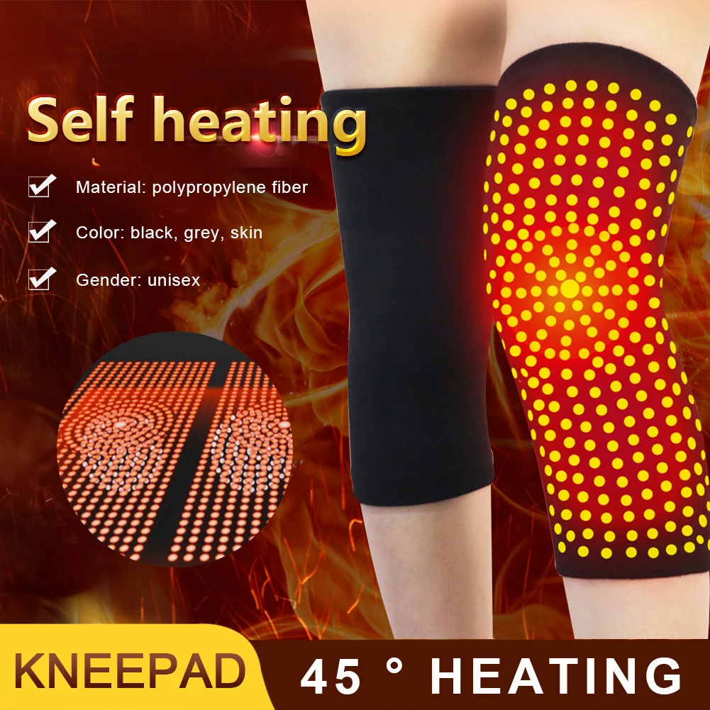 2 pcs Self Heating Knee Pads Tourmaline Knee Brace For Arthritis Joint Pain Relief Injury Recovery Knee Support Leg Warmer