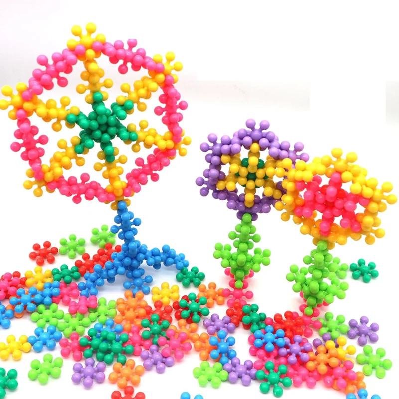 

Ротационные строительные блоки «Слива» для детей «сделай сам» забавные Лоскутные снежинки для детского сада развивающие 3d-строительные блоки для раннего развития