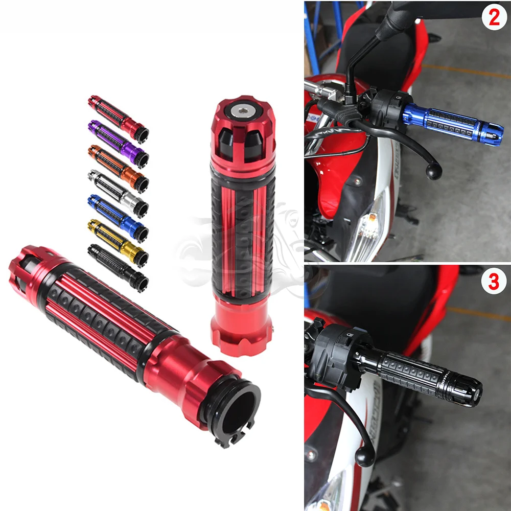 

7/8" 22mm CNC Motorcycle Handlebar Handle Bar Hand Grips For GSX-S750 GSXS 1000 GSX1300R HAYABUSA7.GSX150F GSX650F GSX750F