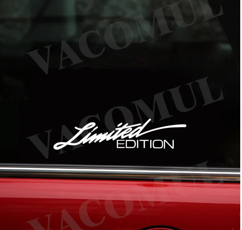 

8-цветная виниловая наклейка, наклейка на окно, автомобильный Стайлинг, 3D ОГРАНИЧЕННАЯ EDITION, украшение, светоотражающая лазерная наклейка для автомобильных аксессуаров