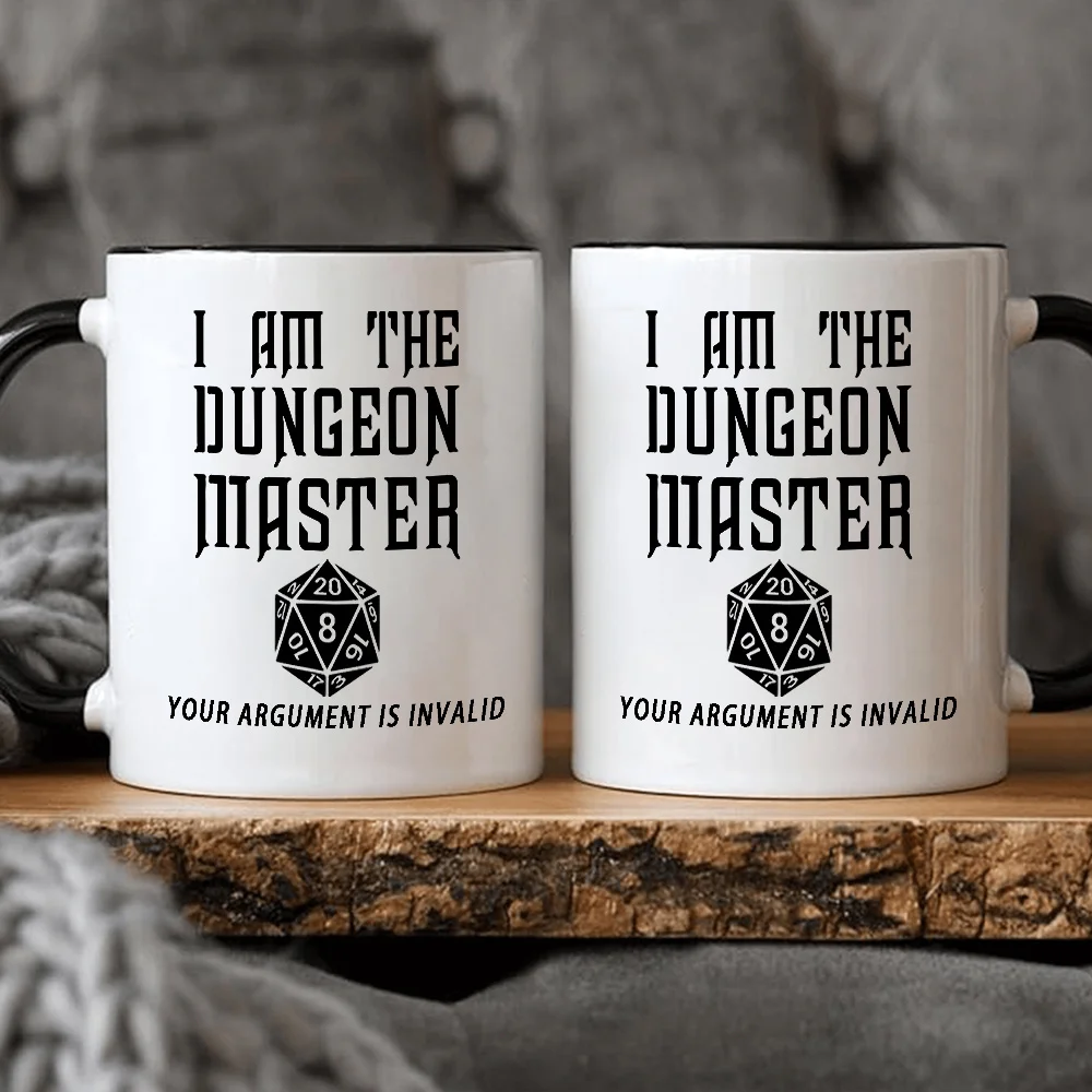 1 шт., забавная кофейная кружка D&D на 11 унций — юмор «Your Argument Is Invalid», идеальный подарок для геймеров и любителей игр, изолированная кружка с муравьем (art.: 3920d0469efaf) - 3920d0469efaf