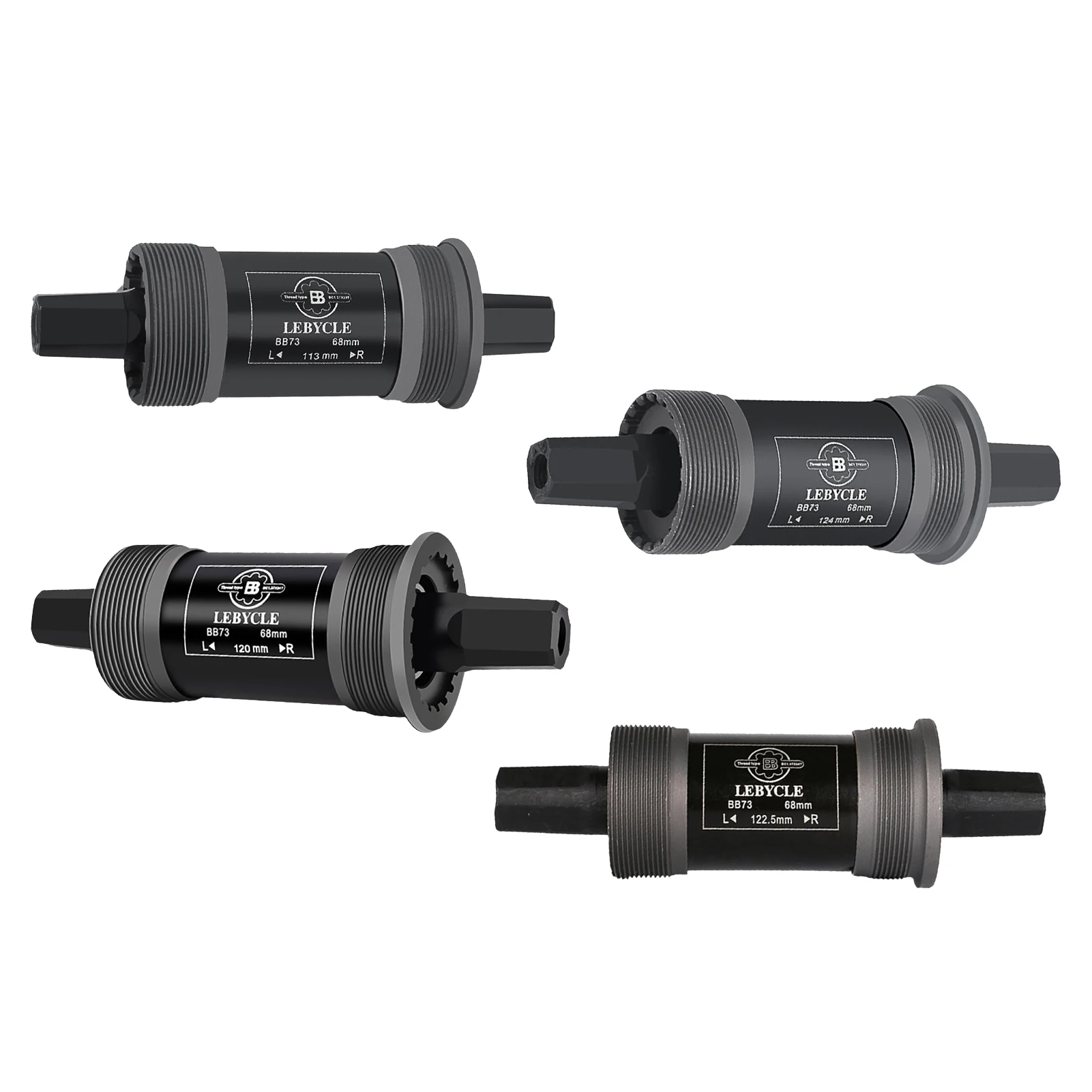 

MTB Bicycle Bottom Bracket 68mm Bicycle Square Taper Threaded Bottom Bracket Bike Bottom Bracket Square Taper Sealed Bearings Fo