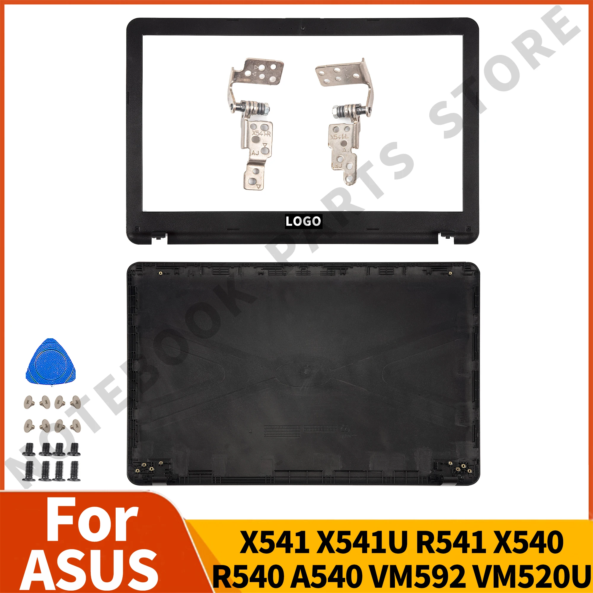 Новинка для ASUS X541 X541U R541 X540 R540 A540 VM592 VM520U задняя крышка ЖК-дисплея/Передняя панель/петли верхний корпус