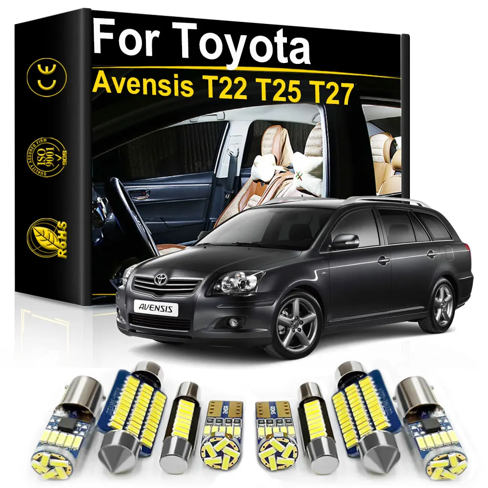 Автомобильный внутренний светодиодный светильник для Toyota Avensis T22 T25 T27 1997 2005 2006 2010