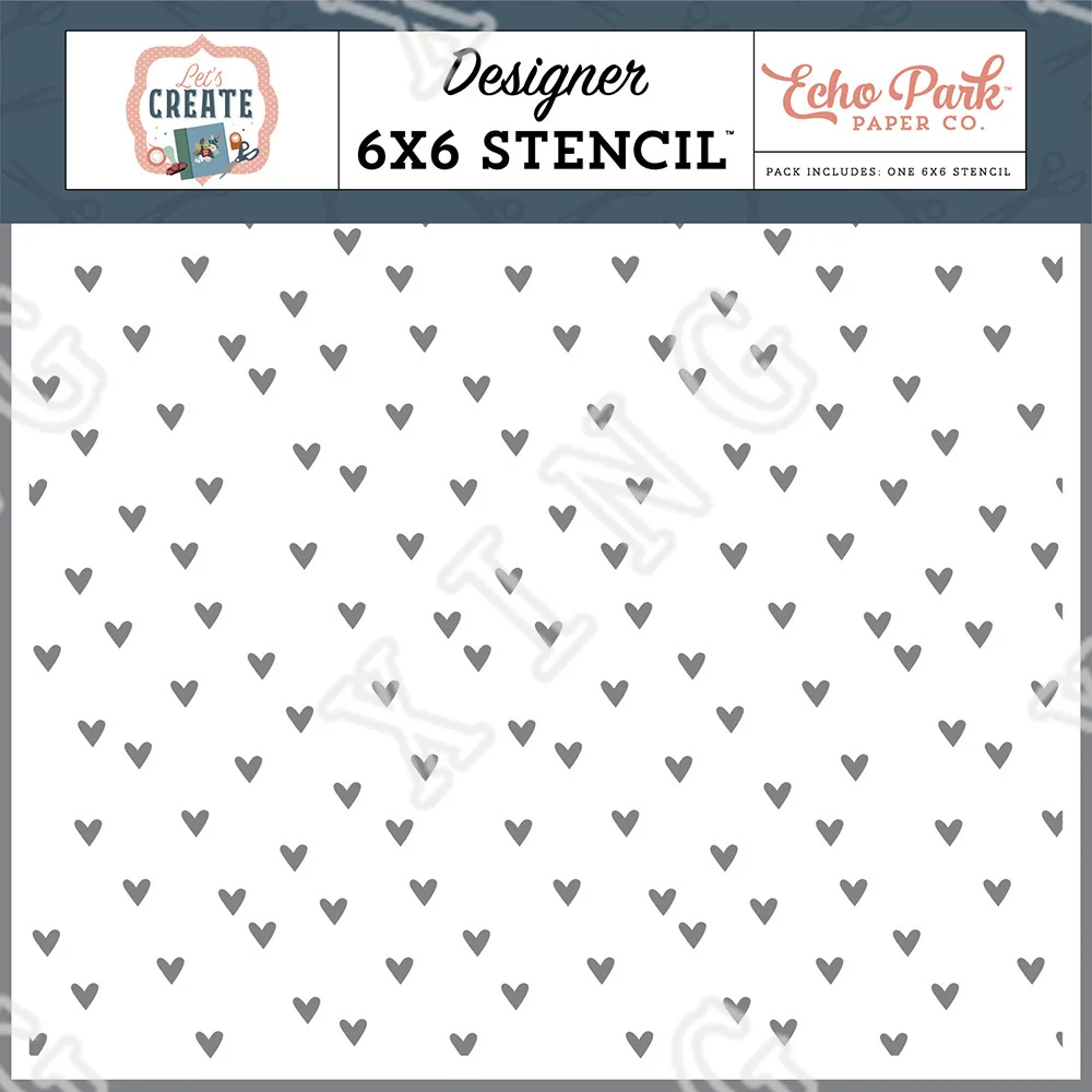 

2022 Newest Made With Love Stencil for Diy Scrapbooking Diary Photo Album Craft Paper Card Making Embossing Template Decorations