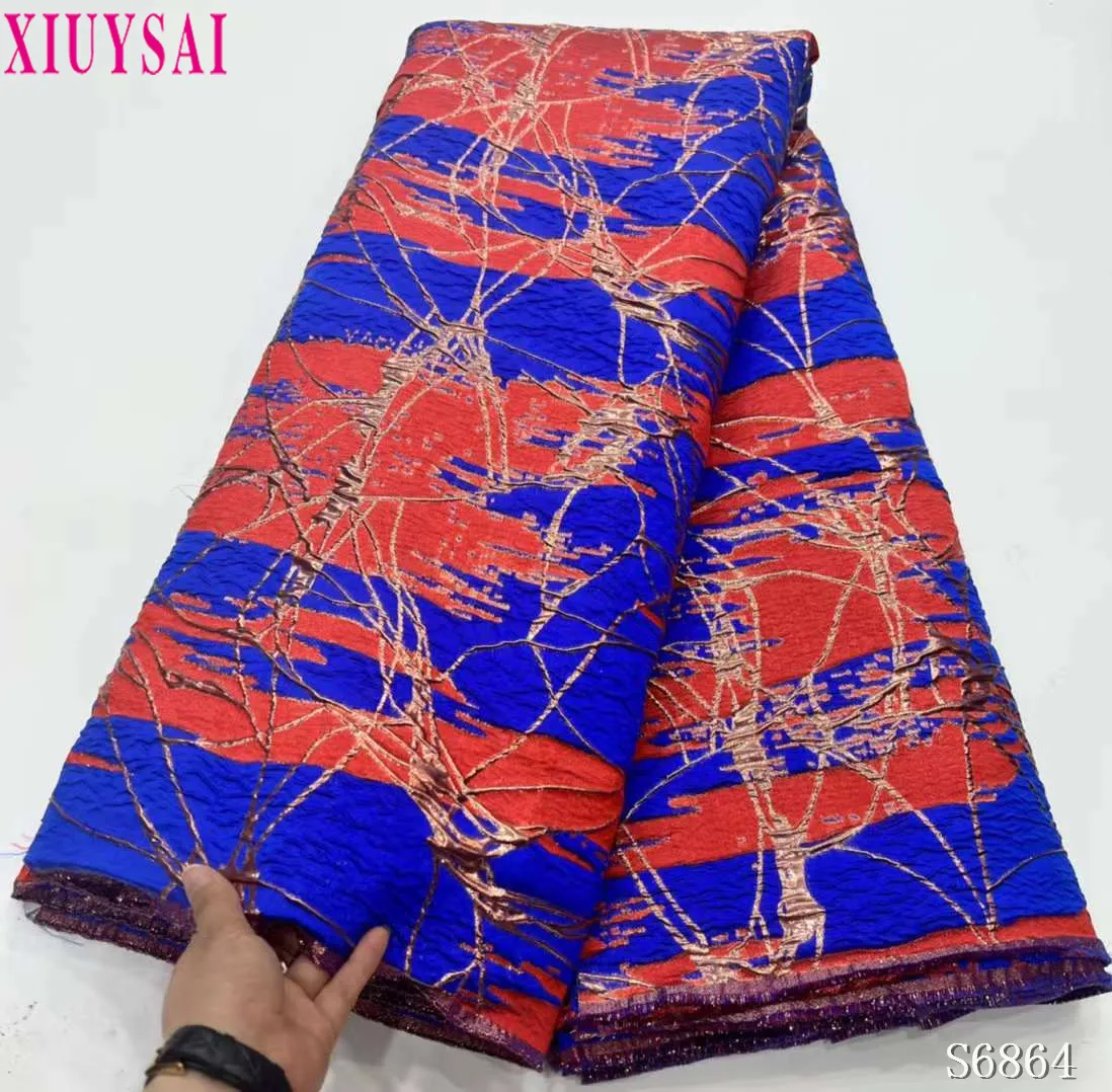 

Pink Brocade Jacquard Lace Fabric 2023 Latest French Lace Fabric High Quality African Nigeria Lace Fabric For Party Dress SL1507