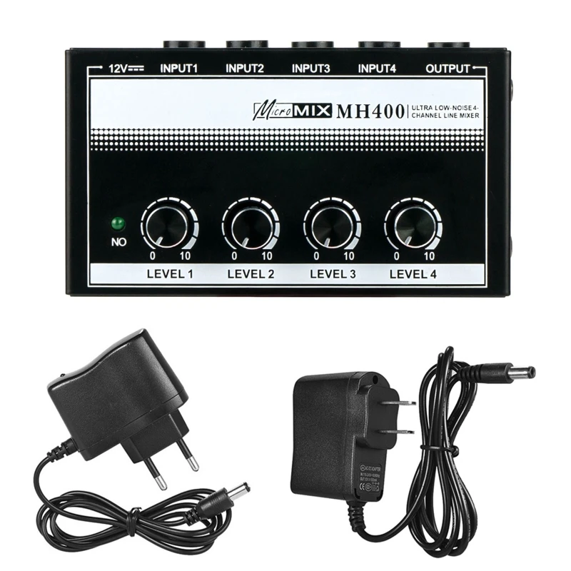 

67JA Low Distortion Sound Quality Mixer with Power Adapter Accessories
