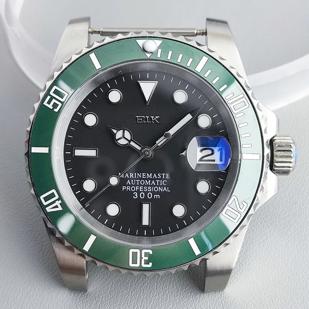 40mm NH35 case men's watch Seiko NH35 movement stainless steel 904L sapphire glass nh36 watch dail C3 luminous