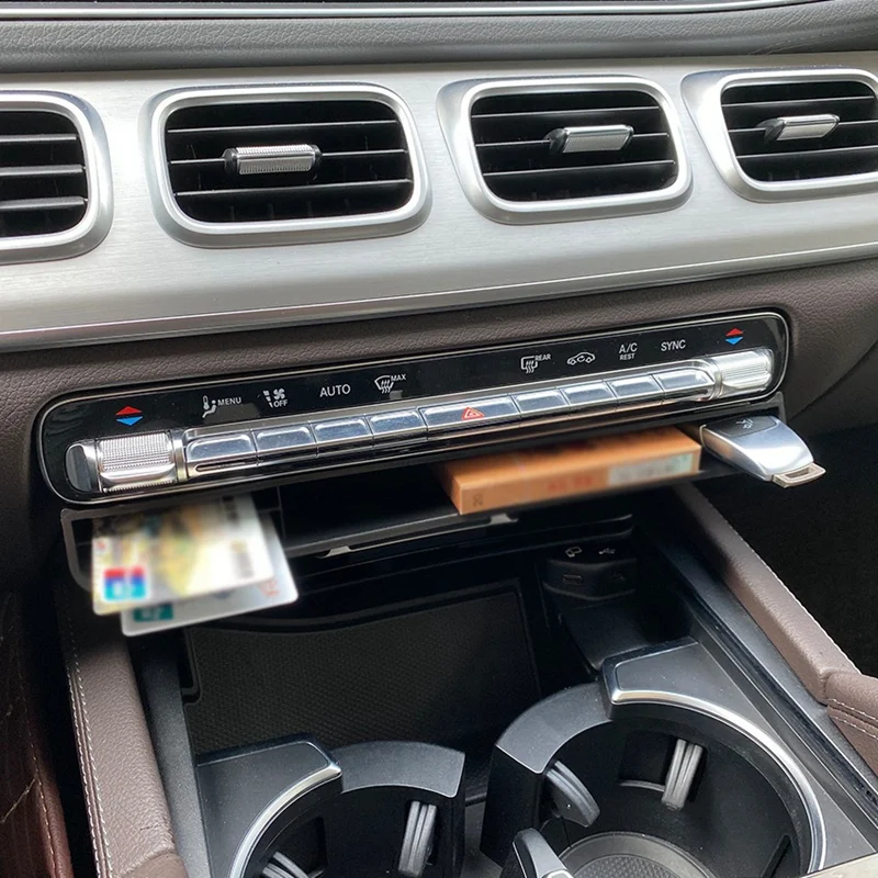 Подходит для Mercedes Benz B-Class Gla Glb Gle Gls W247 H247 X247 V167 2021 коробка хранения центральной