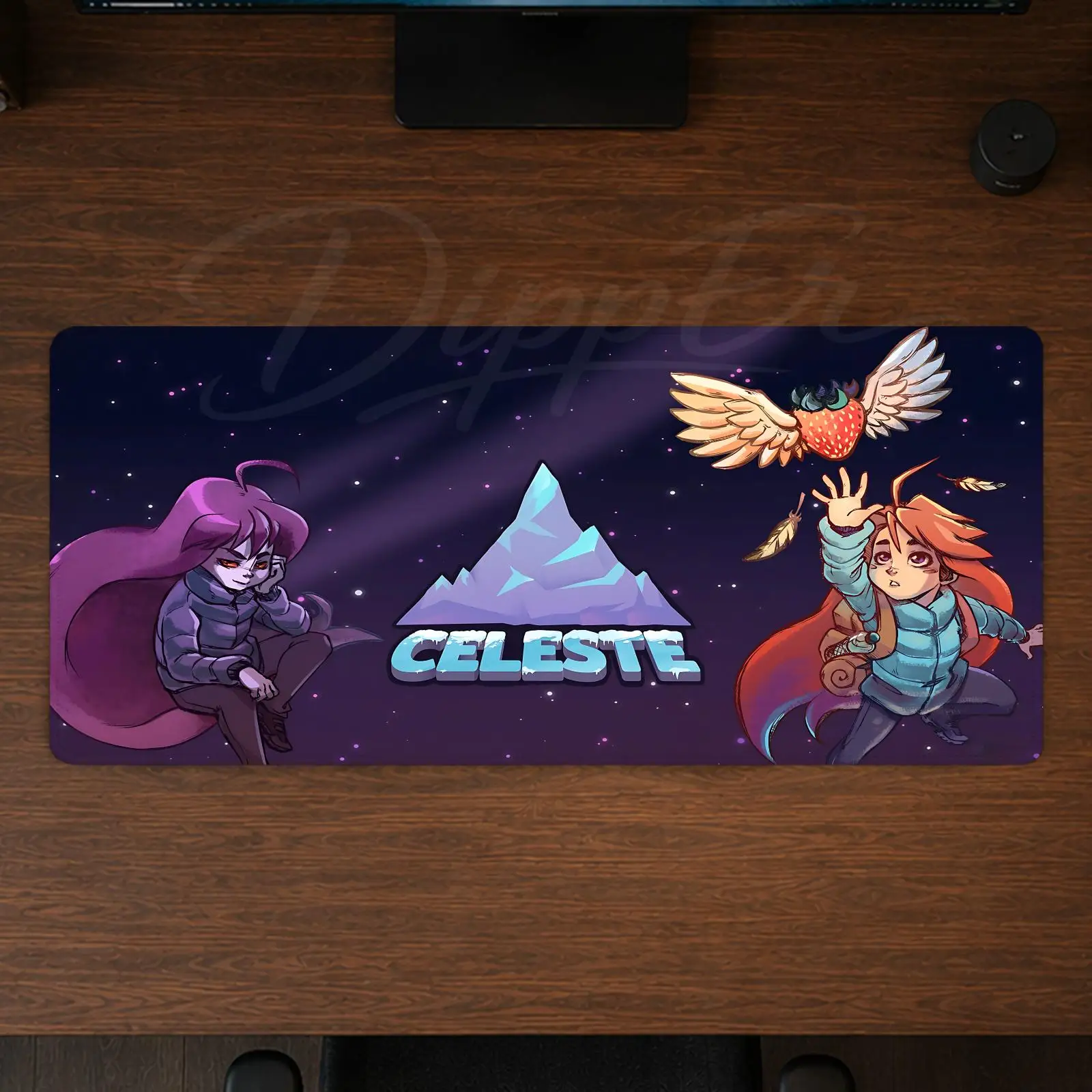 Фото Коврик для мыши Game Celeste, большой офисный коврик для стола, игровой коврик для мыши с резиновой подошвой, нескользящая подушка 900X400 №3