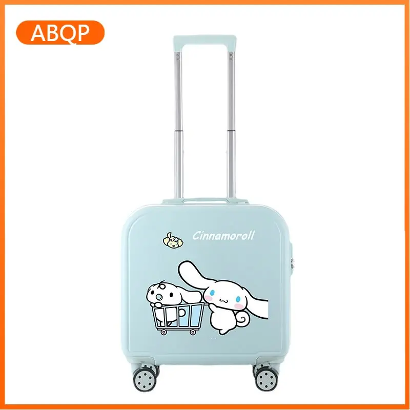 Cartoon Female Student Cute Trolley Suitcase 18 Inch 20 Inch Boarding Case Carry on Luggage Set Travel Bags mala de viagem