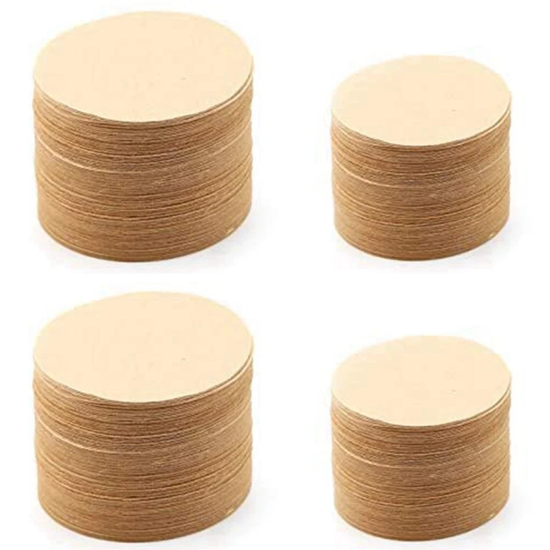 

800 Pieces Of Unbleached Paper Coffee Filter Round Replacement Coffee Filter Paper (2.3Inches In Diameter)