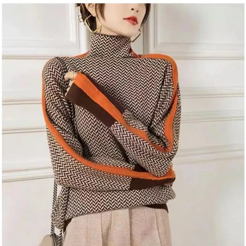 Alobee женский свитер вязаная водолазка новые теплые стильные свитера женские