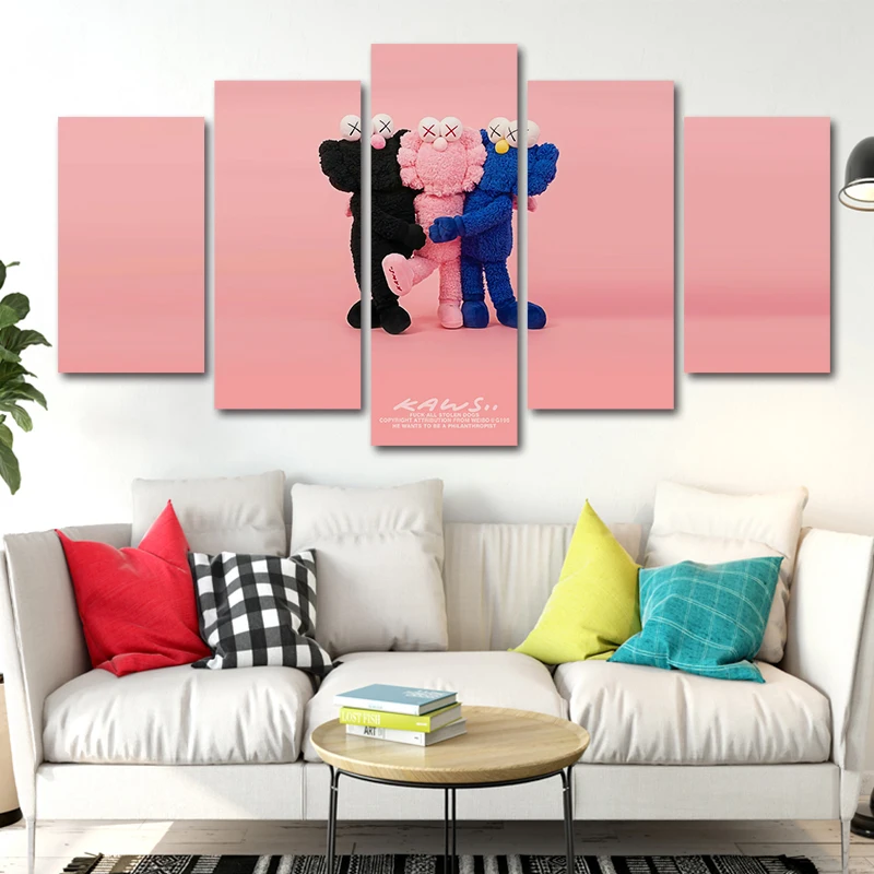 

No Framed Canvas 5 Pcs Kaw Cartoon Anime Kids Toys Gift Wall Art Posters Pictures Home Decor Multi 13 For Living Room Paintings