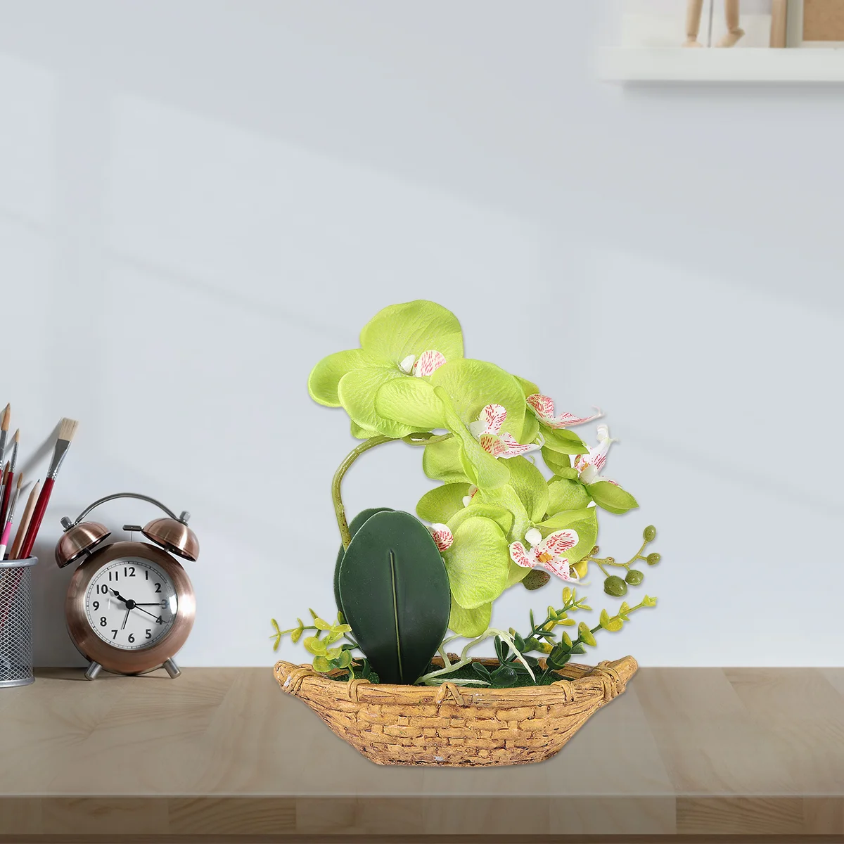 

Artificial Plants Indoor Ornament Artificial Bonsai Fake Flowerpot Indoor Bonsai Fake Orchid Bonsai Artificial Home decor