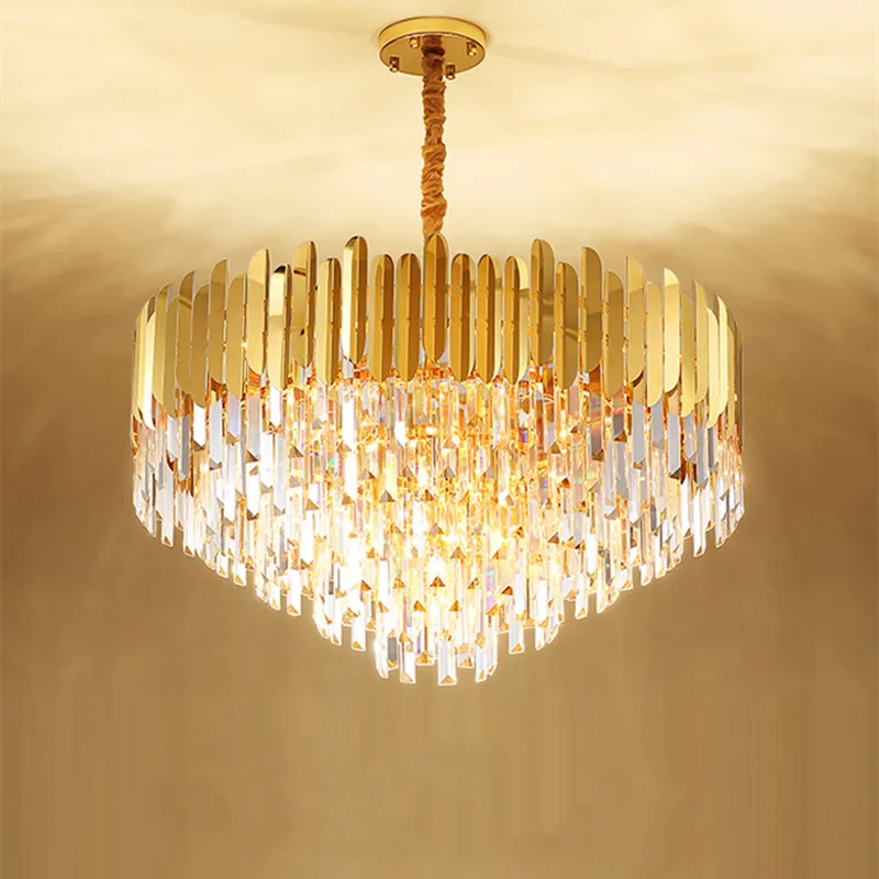 

Dimmable LED Postmodern Gold Silver Desinger Chandelier Lighting Suspension Luminaire Lampen Lustre For Stair case Foyer
