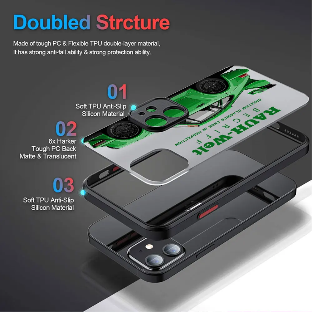 Чехол JDM для Apple iPhone 15 Plus 12 13 Pro 14 Max 11