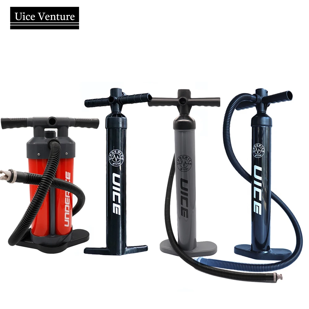 

4 Options Double Action Inflation Pump High Pressure Hand Pump Kayak Stand Up Paddle Board Surfboard Inflatable Boat