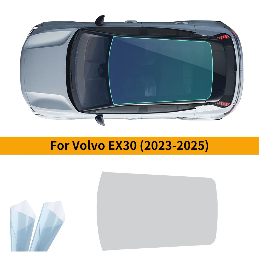Для Volvo EX30 2023 2024 2025 люк на крыше защитная пленка для окон теплоизоляционный тент