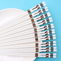 Jingdezhen bone China chopsticks household high-grade mildew-proof non-slip household ceramic chopsticks tableware set
