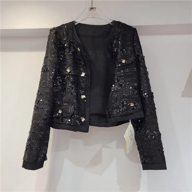 Модный дизайн универсальная расшитая блестками Солнцезащитная куртка для
