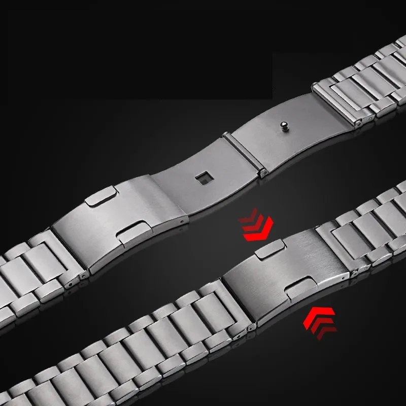 22mm Titanium Grey /Silver /Black Strap for Huawei GT3 46mm Stainless Steel Watchband for Huawei GT Runner GT2 pro Watch 3 /3Pro