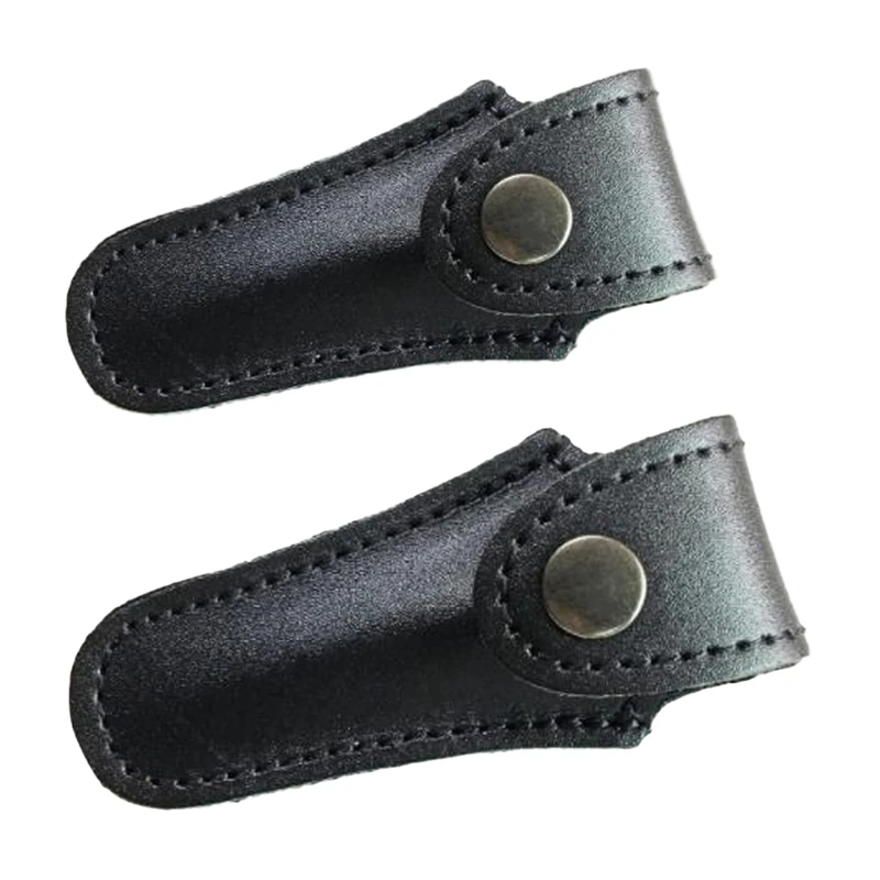 

2PCS Leather Pouch Bag Durable Mouthpiece Pouch Bag ,For Storage And Dust Protection, Trumpet & French Horn